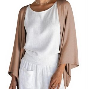 NWT Elegant Tan Women's Sweater